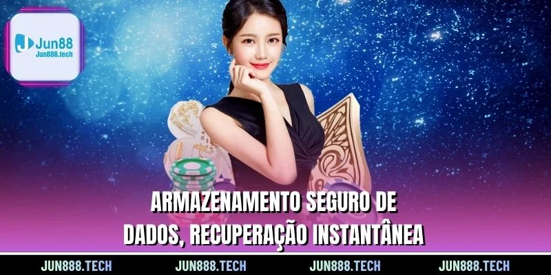 Armazenamento seguro de dados, recuperação instantânea